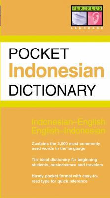 Pocket Indonesian Dictionary B00A7UYRYI Book Cover