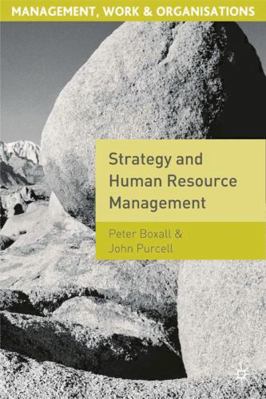 Strategy and Human Resource Management B0025M3BIY Book Cover