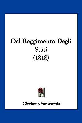 Del Reggimento Degli Stati (1818) [Italian] 1160858039 Book Cover