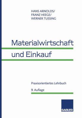 Materialwirtschaft Und Einkauf [German] 3409351590 Book Cover