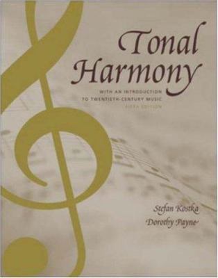 Tonal Harmony 0072852607 Book Cover