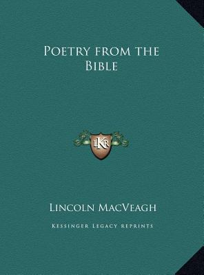 Poetry from the Bible 1169729940 Book Cover