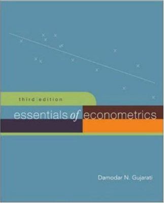 Essentials of Econometrics + Data CD 0073135941 Book Cover