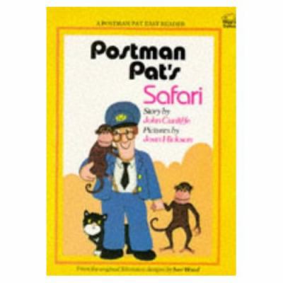 Postman Pat Goes On Safari (Postman Pat Easy Re... 0590705911 Book Cover