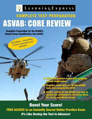 ASVAB Core Review 1576858901 Book Cover