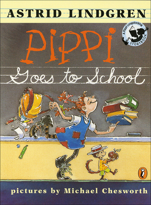 Pippi Goes to School 0613229231 Book Cover