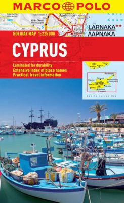 Cyprus Marco Polo Holiday Map 3829770227 Book Cover