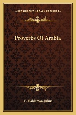 Proverbs Of Arabia 1163168157 Book Cover