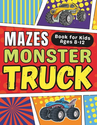 Monster Truck Gifts for Kids: Monster Truck Maz...            Book Cover