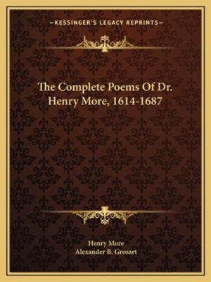 The Complete Poems Of Dr. Henry More, 1614-1687 1163272574 Book Cover