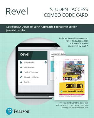 Revel for Sociology: A Down-To-Earth Approach--... 0135193478 Book Cover