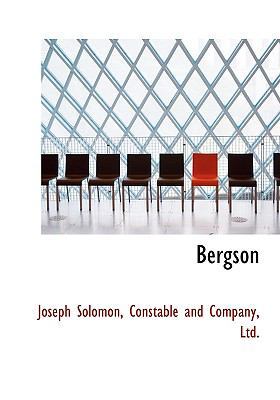 Bergson 1140060163 Book Cover