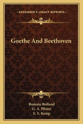 Goethe And Beethoven 1163182974 Book Cover