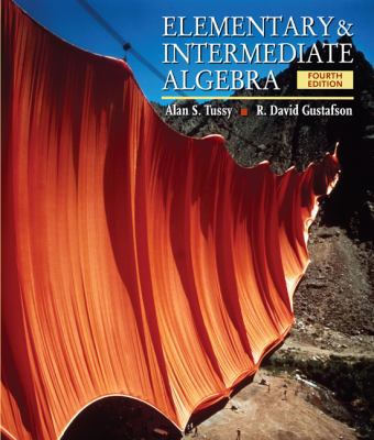 Elementary and Intermediate Algebra 0495389617 Book Cover