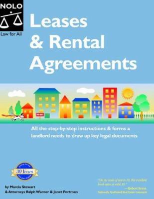 Leases and Rental Agreements 1413300219 Book Cover