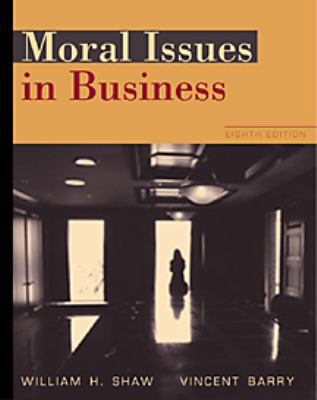 Moral Issues in Business (with InfoTrac) 053453595X Book Cover