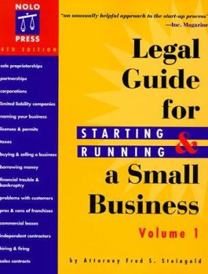 The Legal Guide for Starting & Running a Small ... 0873374703 Book Cover