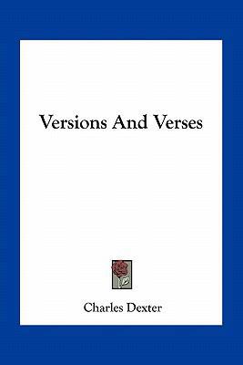 Versions And Verses 1163765287 Book Cover