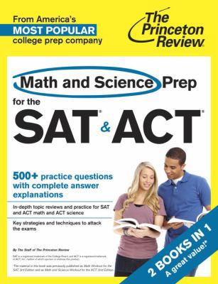 Math and Science Prep for the SAT & ACT: 2 Book... 0804124558 Book Cover