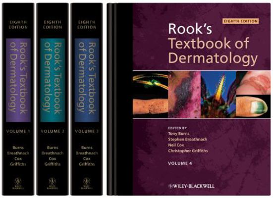 Rook's Textbook of Dermatology, 4 Volume Set 1405161698 Book Cover