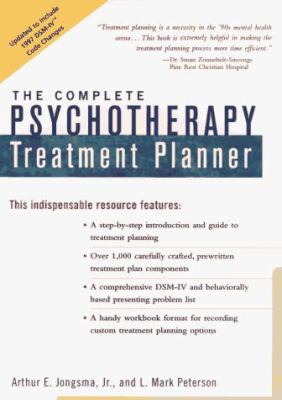 The Complete Psychotherapy Treatment Planner 0471117382 Book Cover