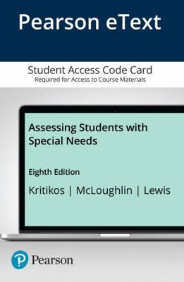 Assessing Students with Special Needs -- Enhanc... 0134575695 Book Cover