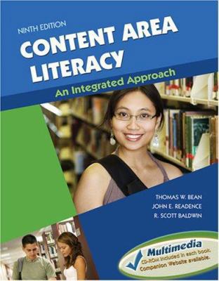 Content Area Literacy: An Integrated Approach 0757540260 Book Cover