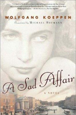 A Sad Affair: A Novel 0393057186 Book Cover