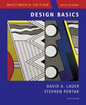 Design Basics, Multimedia Edition [With CDROM] 0495128457 Book Cover
