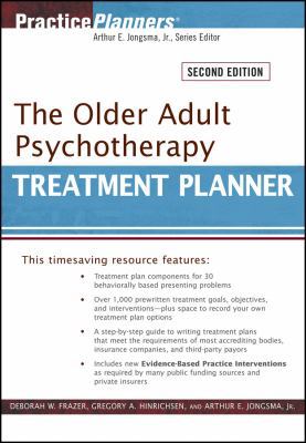 The Older Adult Psychotherapy Treatment Planner 0470551178 Book Cover