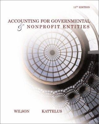 Accounting for Governmental and Nonprofit Entities 007253754x Book Cover