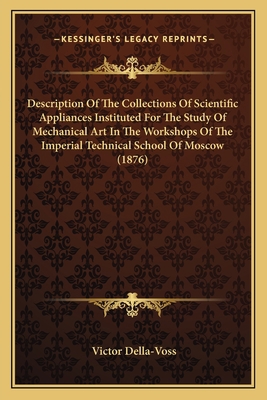 Description Of The Collections Of Scientific Ap... 1164619403 Book Cover
