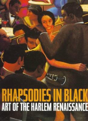 Rhapsodies in Black: Art of the Harlem Renaissa... 0520212630 Book Cover