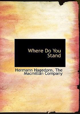 Where Do You Stand 1140366955 Book Cover