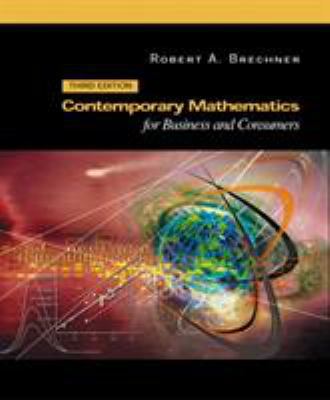 Contemporary Mathematics for Business and Consu... 0030353963 Book Cover
