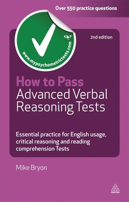 How to Pass Advanced Verbal Reasoning Tests: Es... 0749460792 Book Cover