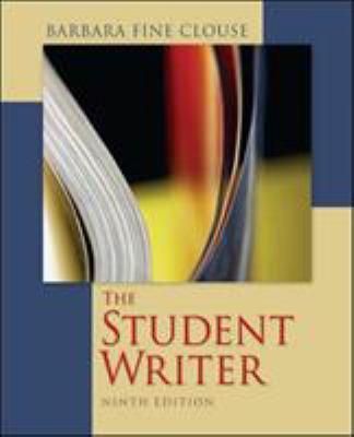 The Student Writer 0073405906 Book Cover