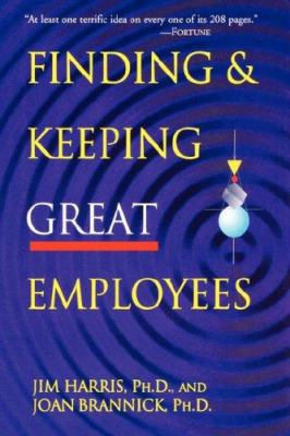 Finding & Keeping Great Employees 0814400361 Book Cover