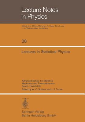 Lectures in Statistical Physics: Advanced Schoo... 3540067116 Book Cover