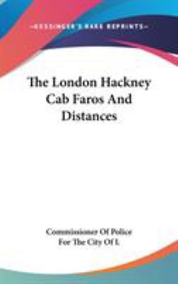 The London Hackney Cab Faros And Distances 0548349347 Book Cover