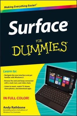 Surface For Dummies 1118496345 Book Cover