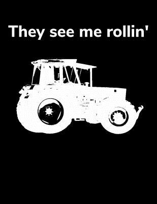 They see me rollin': A4 kariertes Notizbuch mit... 1081243708 Book Cover