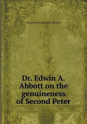 Dr. Edwin A. Abbott on the genuineness of Secon... 5518714386 Book Cover
