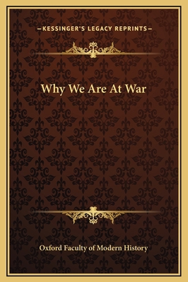 Why We Are At War 1169291031 Book Cover
