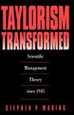 Taylorism Transformed: Scientific Management Th... 0807844691 Book Cover