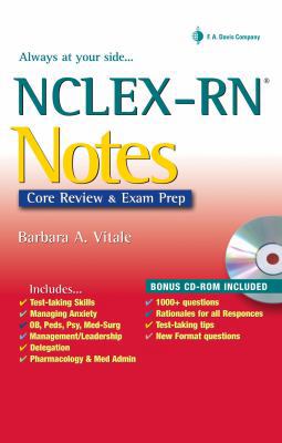 NCLEX-RN Notes: Core Review & Exam Prep B0073XW974 Book Cover