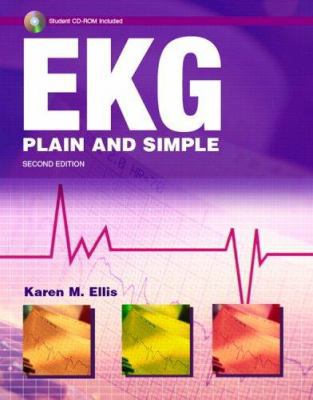 EKG Plain and Simple [With CDROM] 0131708147 Book Cover