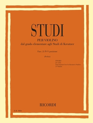 Studies for Violin - Fasc. II: IV-V Positions f... 1705170102 Book Cover