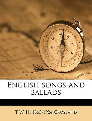 English Songs and Ballads 117512964X Book Cover
