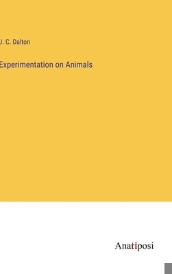 Experimentation on Animals 3382826798 Book Cover